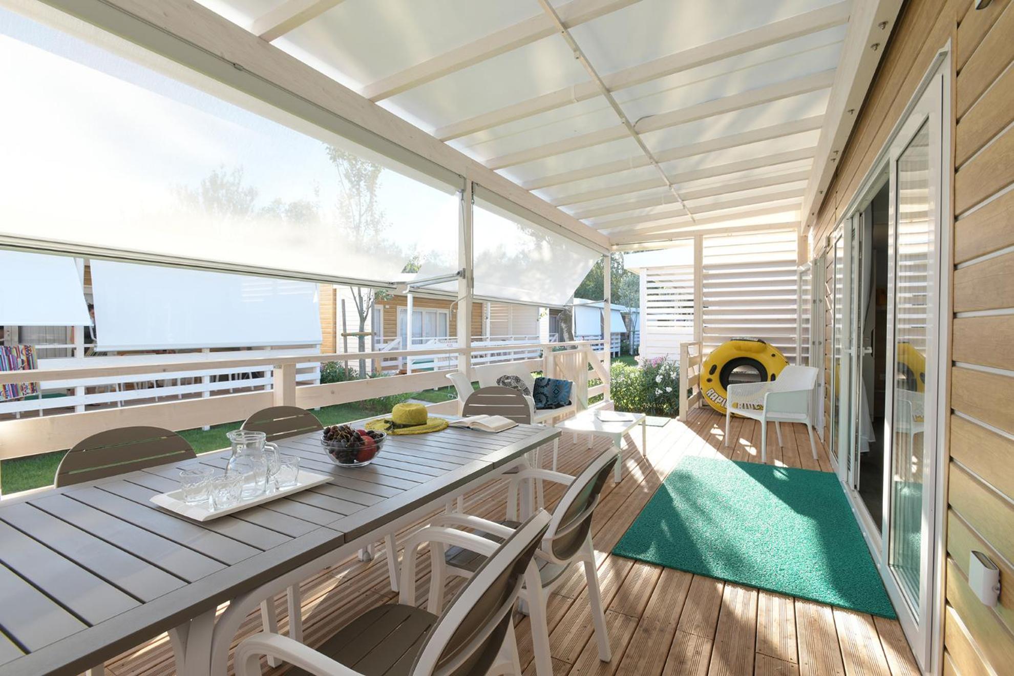 Isamar Holiday Village Ca Lino Exterior photo A 3D rendering of a balcony
